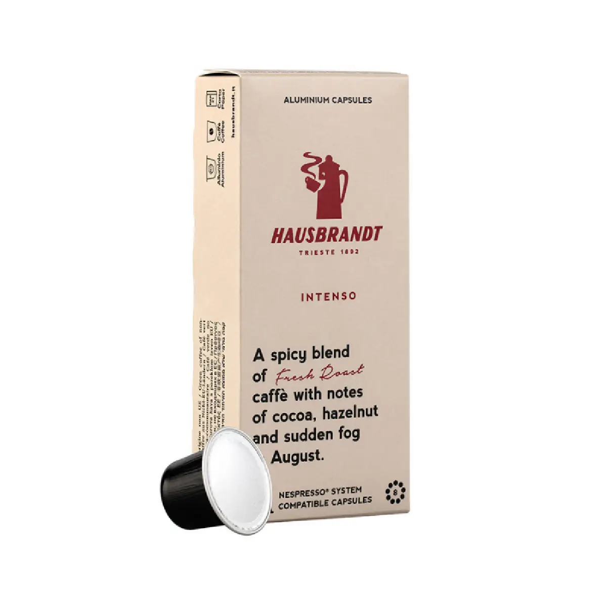 Hausbrandt - Cápsulas Nespresso - Intenso