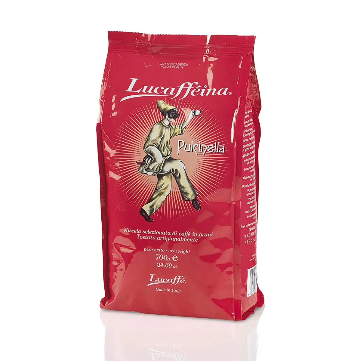 Lucaffe Pulcinella - Café en Grano - 700 gr