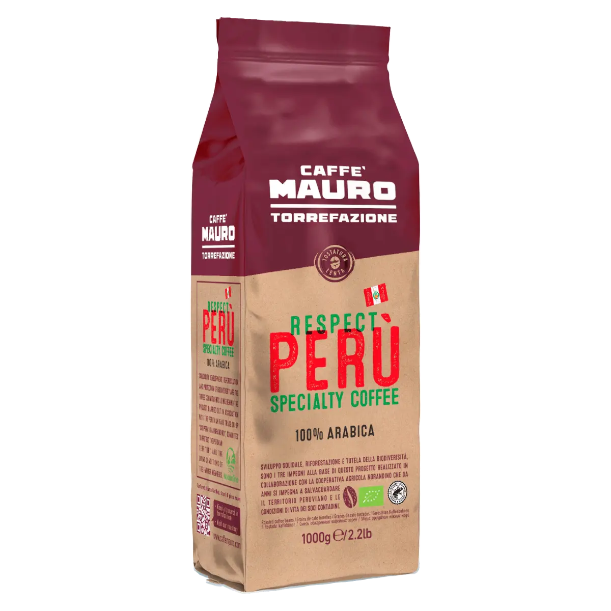 Caffe Mauro - En Grano - Perú Specialty Coffee - 1 Kg