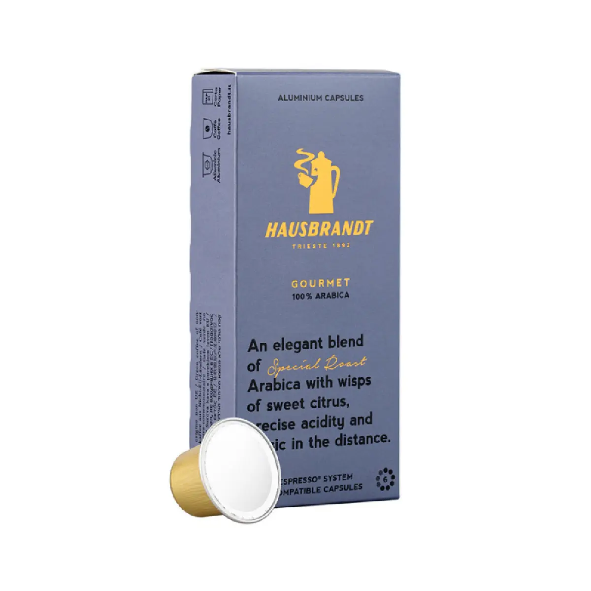 Hausbrandt - Cápsulas Nespresso - Gourmet