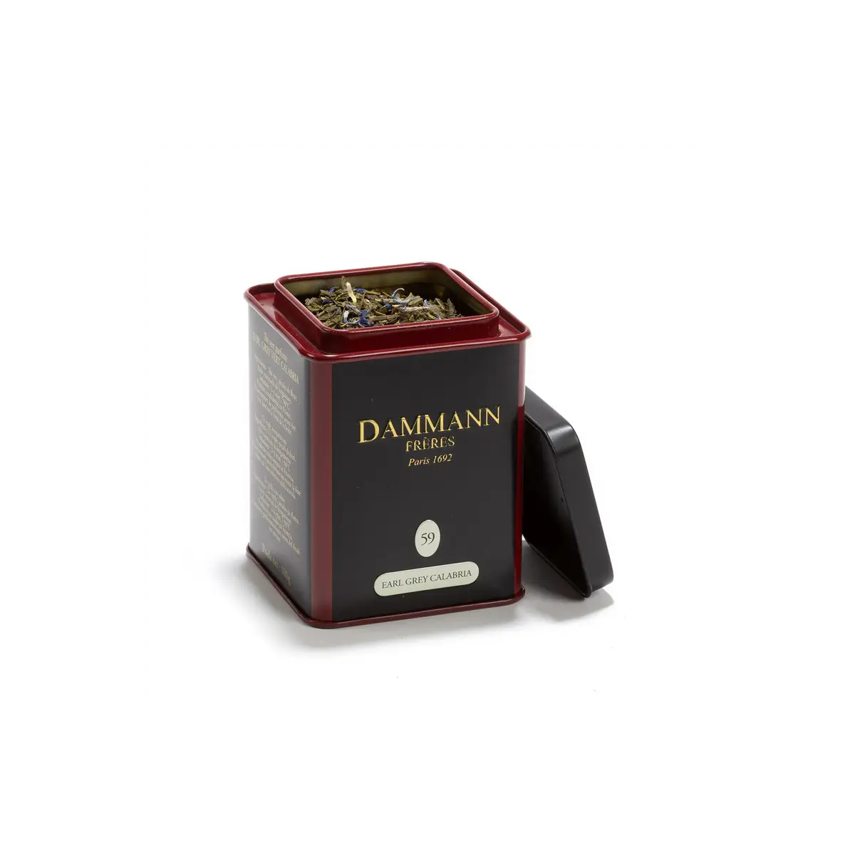 Dammann Lata Te En Hojas - Earl Grey Vert Calabria - 100 gr