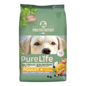 Pure Life - Adult Light/Sterilised with Chicken 12 Kg